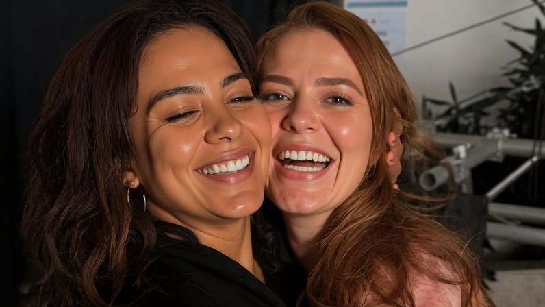 As atrizes Bella Campos e Paolla Oliveira