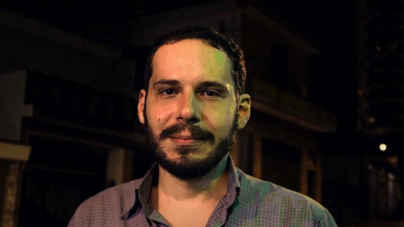 O cineasta Lucas Acher