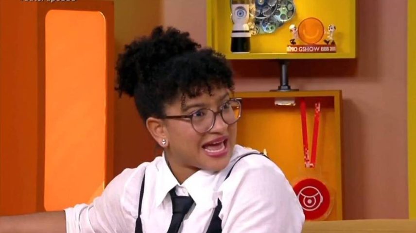 Milena Moreira durante Bate Papo BBB 26