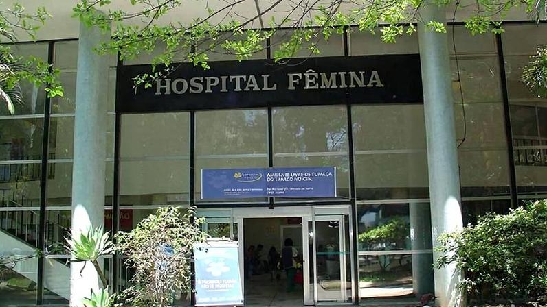 Fachada do Hospital Fêmina, em Porto Alegre