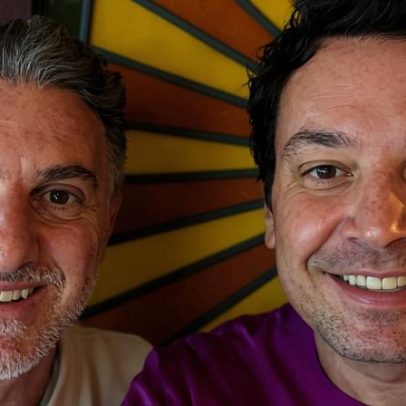 Fallon posta foto com Luciano Huck após encontro em Nova York