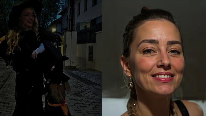 A atriz Amber Heard vive na Espanha com seus três filhos — Foto: Instagram