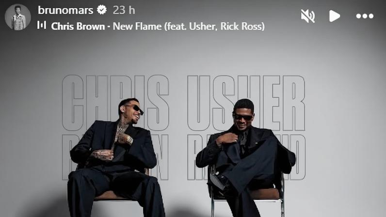 Bruno Mars vira alvo de críticas ao divulgar turnê de Chris Brown