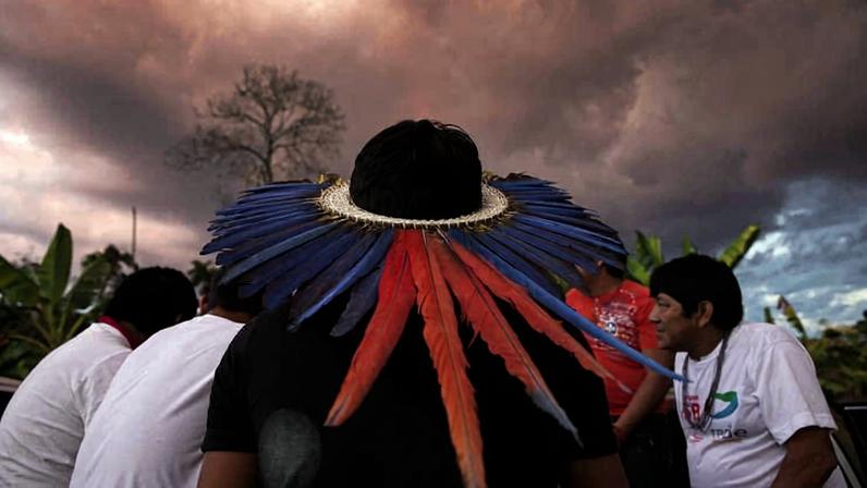Suruís reunidos na cidade de Cacoal, em Rondônia