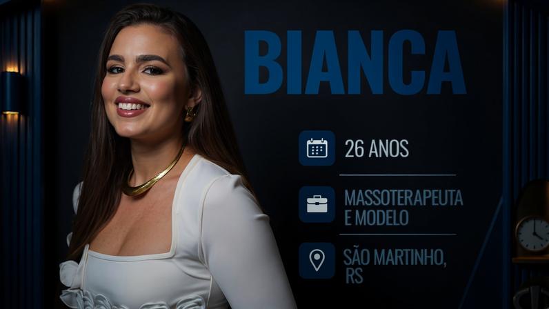 Bianca Becker, 26, participante do reality Casa do Patrão