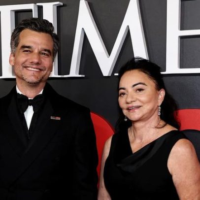 Mãe de Wagner Moura encanta americanos em festa da Time