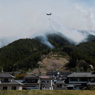 Mais de 3.000 evacuados por incêndios florestais no Japão