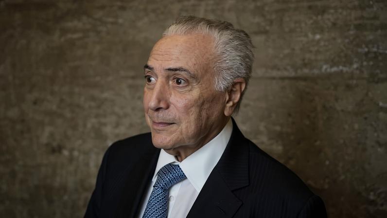 O ex-presidente Michel Temer (MDB) em evento de homenagem aos 90 anos de Ives Gandra da Silva Martins