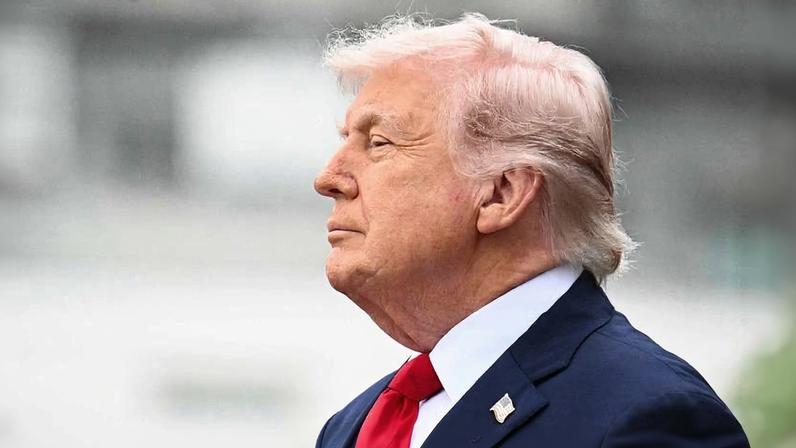 O presidente dos EUA, Donald Trump, na Casa Branca