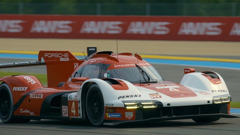 Close de Felipe Nasr durante as 24 Horas de Le Mans em cena do filme '2DIE4'