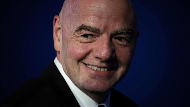 Gianni Infantino durante evento 'Semafor World Economy 2026', em Washington