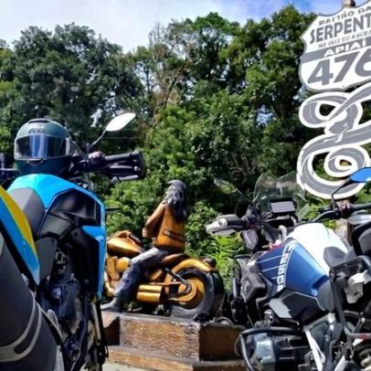 Serra da Graciosa atrai motociclistas que transportam motos no trem