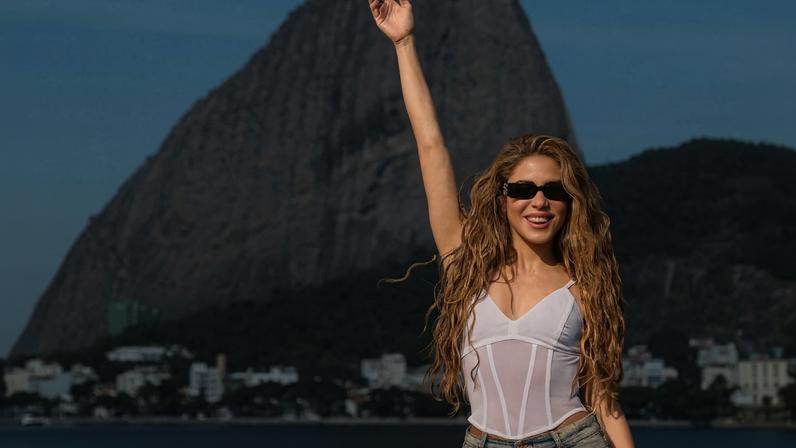 Shakira posta fotos no Rio