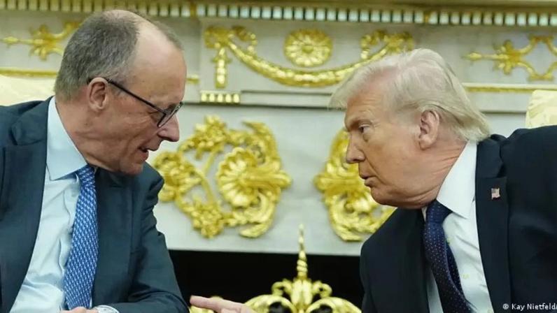 Até a recente troca de farpas, a relação entre Merz e Trump sempre foi boa