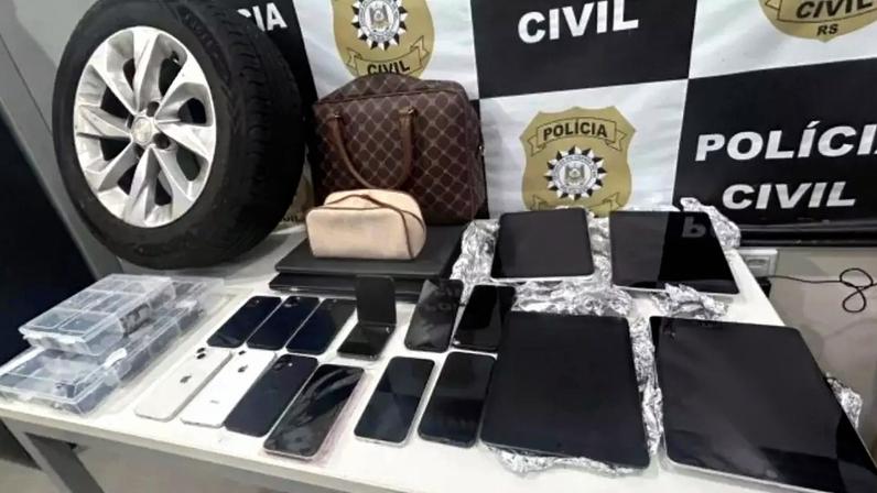 Operação Mobile recupera celulares furtados e aponta ponto de ocultação no RS