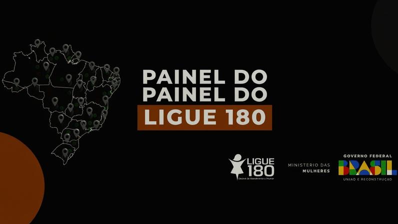 Painel do Ligue 180. Foto: Ministério das Mulheres/Divulgação