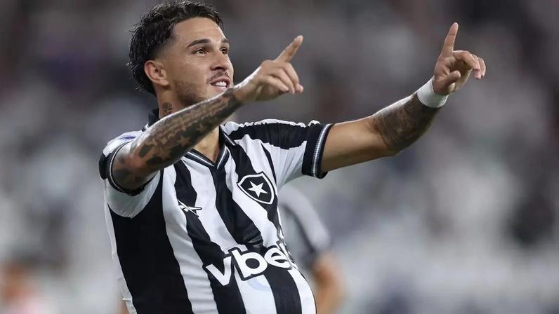Mateo Ponte após marcar pelo Botafogo