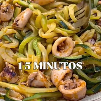 Nutricionista sugere jantar leve com abobrinha em apenas 3 ingredientes