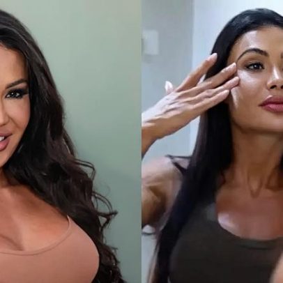 Gracyanne Barbosa é confundida com Kim Kardashian após mudanças no rosto