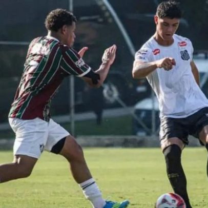 Santos vence Fluminense e sobe na classificação do Brasileirão Sub-20