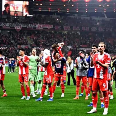 Bayern vence Leverkusen e fica a um jogo do quebra de tabu