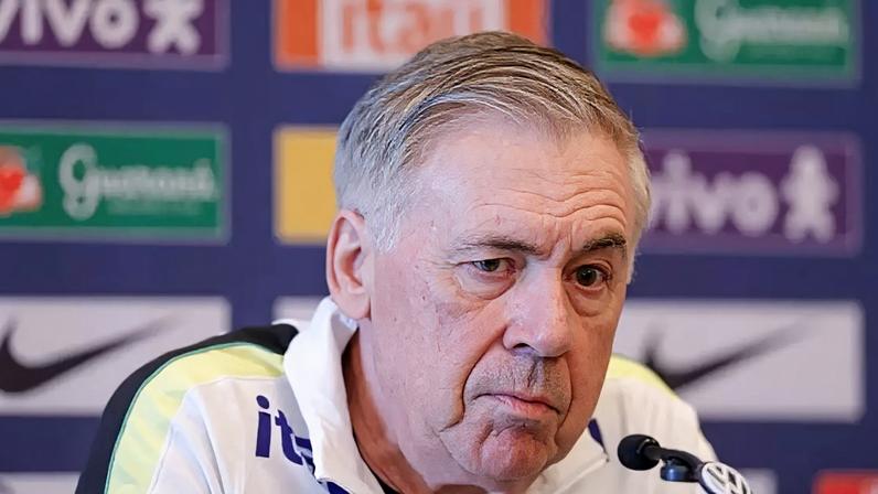 Ancelotti chegou à Seleção Brasileira, no ano passado, após comandar o Real Madrid –