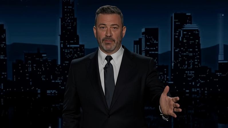 Jimmy Kimmel on Donald Trump’s peace talks with Iran: ‘The strait of Hormuz is like a Toys ‘R’ Us – nobody has any idea if it’s still open or not.’ Photograph: YouTube