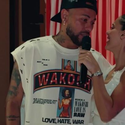 Leitura labial revela diálogo próximo entre Neymar e Bruna Biancardi em festa