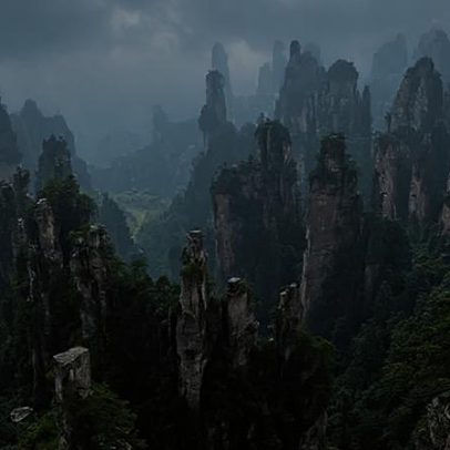 Zhangjiajie inspira paisagens flutuantes vistas em Avatar