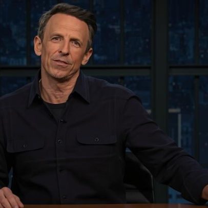 Seth Meyers comenta expressão de Kash Patel, ligada a run for your lives