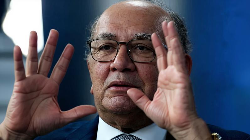 Ministro Gilmar Mendes no CB Poder. - (crédito: Ed Alves/CB)