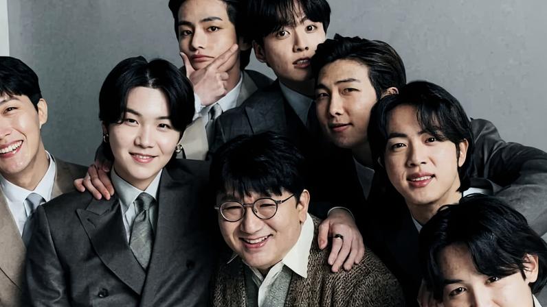 A empresa de Bang, a Hybe, também está por trás de outros grandes nomes do K-pop, incluindo Seventeen, Le Sserafim e Katseye - (crédito: Getty Images)