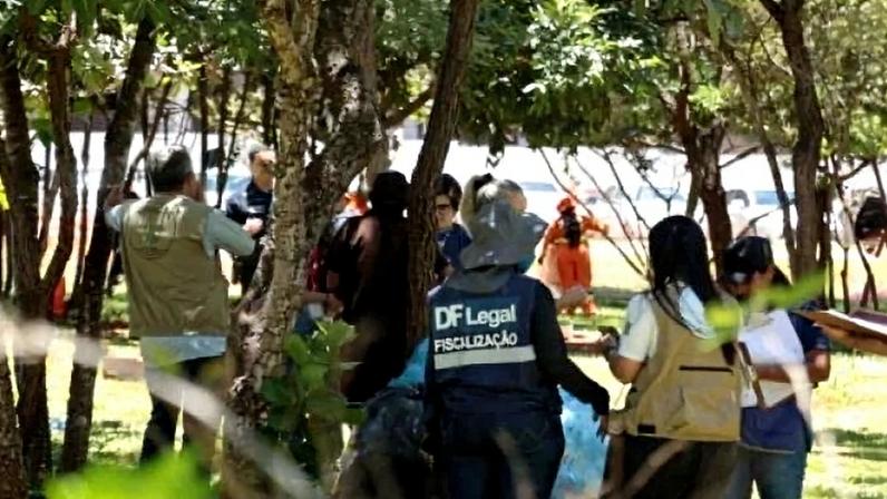 GDF promove ação de acolhimento a pessoas em situação de rua em Águas Claras nesta quinta-feira - (crédito: Agência Brasília)