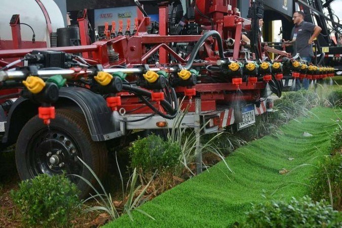 Equipamentos de alta tecnologia expostos na Agrisho. - (crédito: Agrishow)