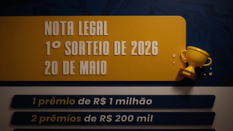 Confira os prêmios do Nota Legal - (crédito: | Reprodução Agência Brasília)
