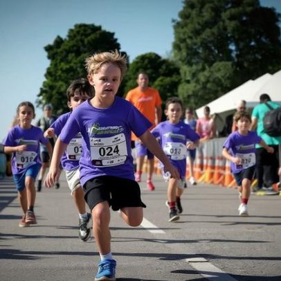 Pequenos atletas encantam na Maratona Brasília 2026 com talento