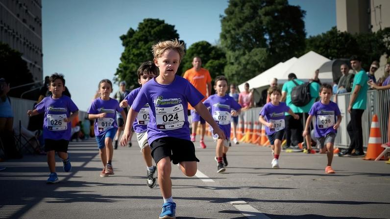 Corrida Infantil agita a Esplanada neste sábado (18/4) - (crédito: Ed Alves / CB PRESS)