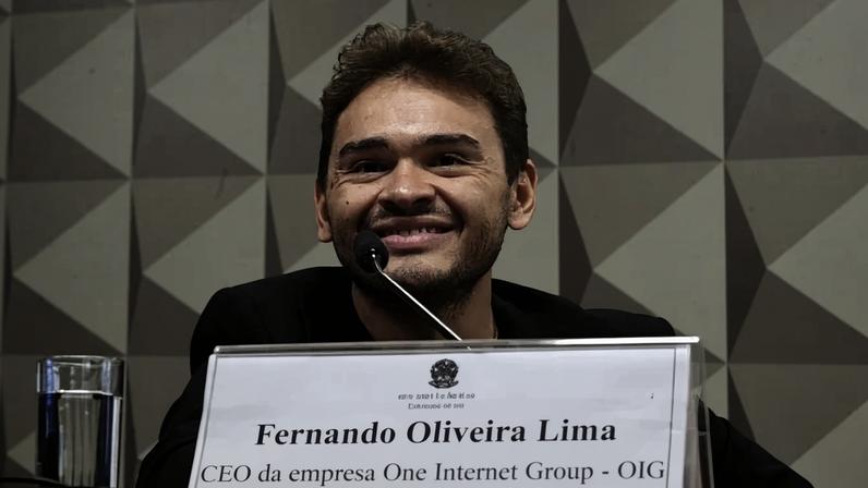 Fernandim OIG foi investigado pela CPI das Bets do Senado, que rejeitou o relatório final. Congressistas voltavam do Caribe com empresário - (crédito: Edilson Rodrigues/Agência Senado)