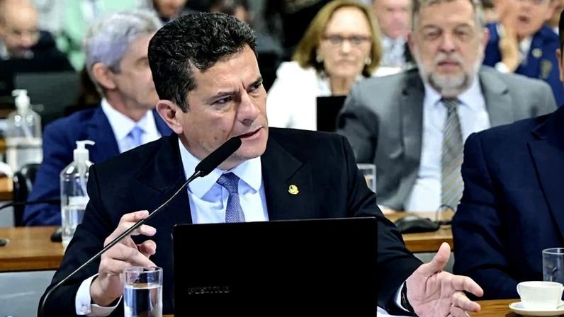 Moro deixou o União Brasil pelo PL e perdeu a vaga de titular na CCJ - (crédito: Geraldo Magela/Agência Senado)