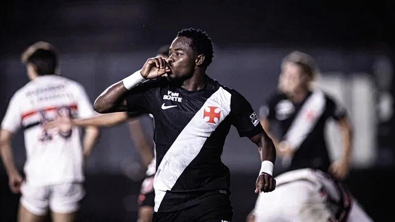Andrés Gómez fez o gol que garantiu a virada do Vasco contra o São Paulo - (crédito: Matheus Lima/Vasco)