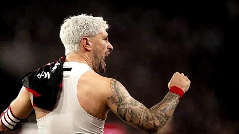 Arrascaeta tem noite memorável no Maracanã - (crédito: Adriano Fontes/Flamengo)