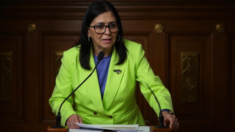 A líder opositora venezuelana acusou o presidente colombiano de buscar "desesperadamente desculpas" para que eleições não aconteçam na Venezuela. - (crédito: Federico Parra/AFP)