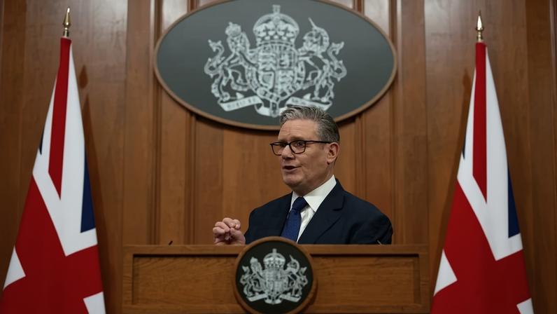 O premiê britânico, Keir Starmer: reforço à importância da Otan