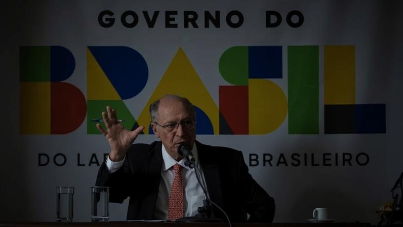 Alckmin diz que Brasil sobrano vai dispor R$ 15 bi para exportadores - (crédito: Júlio César Silva/MDIC)