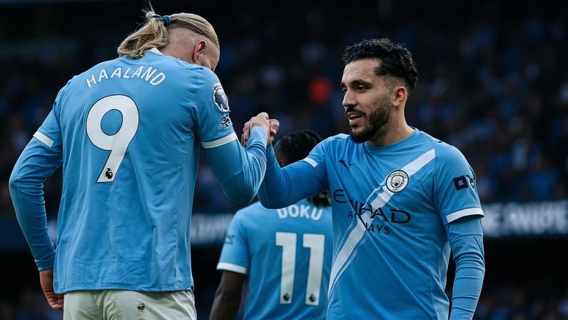 Haaland marca, Cherki, também! City vence o Arsenal e se aproxima muito do líder - (crédito: Foto: divulgação / Manchester city )