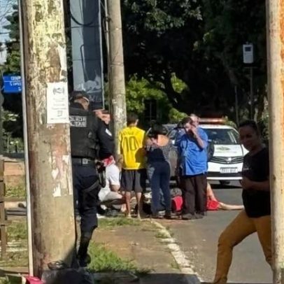 Acidente entre ciclista e ônibus deixa vítima ferida em Ceilândia
