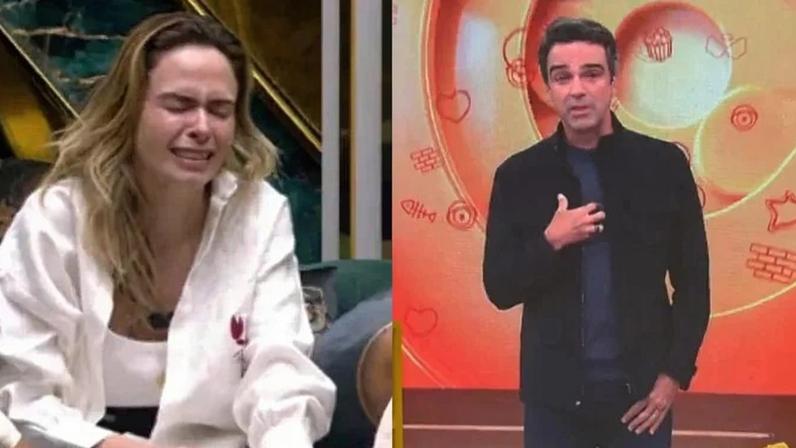 Tadeu Schmidt comenta Oscar ao consolar Ana Paula