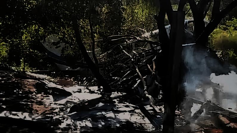 Local da queda da aeronave com milhões de dólares e reais na cidade de Minga Guazú, no Paraguai