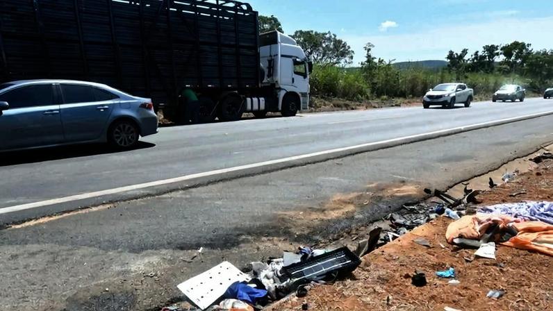Em dois meses, treze pessoas morreram em acidentes com vans na BR 020 - (crédito: Ed Alves CB/DA Press)