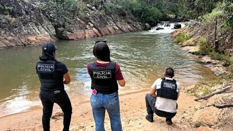 A ação, conduzida pela 18ª DP (Brazlândia), faz parte da operação que investiga a morte de um homem, ocorrida em 7 de dezembro de 2025, na Cachoeira do Josué, em Brazlândia - (crédito: Divulgação/PCDF)